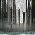 Комплекс водопадов по стеклу и прозрачным трубам. ТЦ "Омега" г. Ижевск
