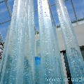 Пузырьковая колоннада из 15 колонн диам. 0,15 м высотой от 0,6 до 2,5 м