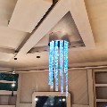 Подвесная пузырьковая колоннада в оформлении ресторана, г. Сочи.