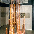 Пузырьковые колонны и струнно-капельные водопады в одной композиции