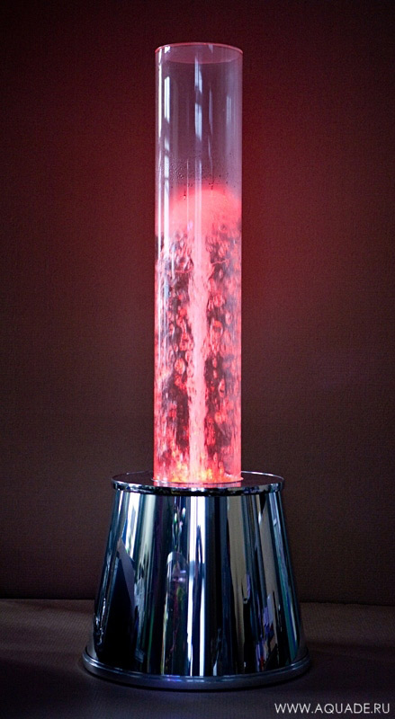 Интерактивный безопасный фонтан «в трубе» диаметром 200мм, высотой 1300мм с коническим основанием  Интерактивный безопасный фонтан «в трубе» диаметром 200мм, высотой 1300мм с коническим основанием