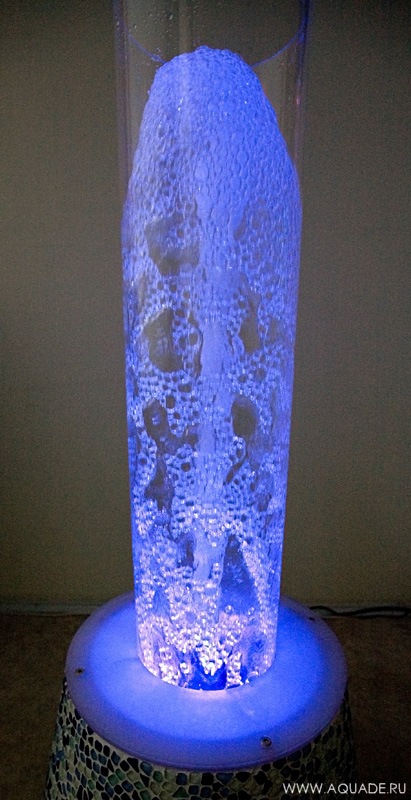 Закрытый минифонтан диаметром 200 мм, высотой 1100 мм с конической мозаичной  платформой  Закрытый минифонтан диаметром 200 мм, высотой 1100 мм с конической мозаичной  платформой