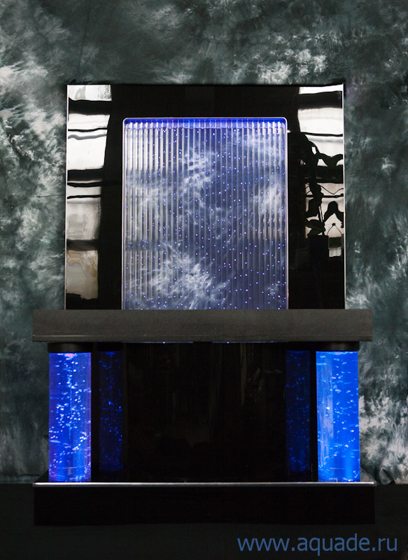 Стойка диджея с колоннами «Торнадо» и пузырьковой панелью Стойка диджея с колоннами «Торнадо» и пузырьковой панелью